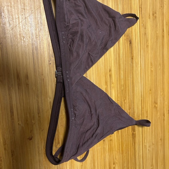 Lulu's Brown Triangle Bralette - Picture 2 of 2